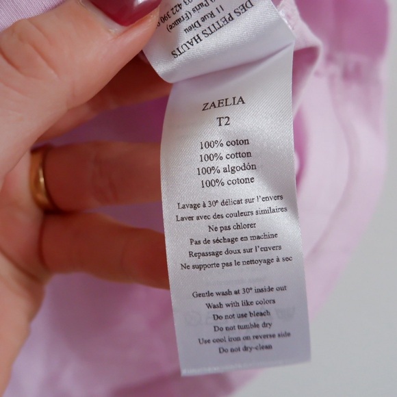 DES PETITS HAUTS Zaelia Cotton Tee - Picture 9 of 9